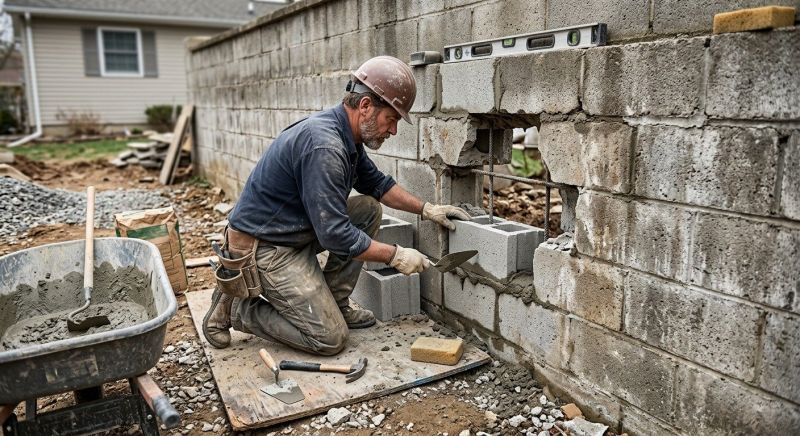 Block Wall Repair in Davis, CA