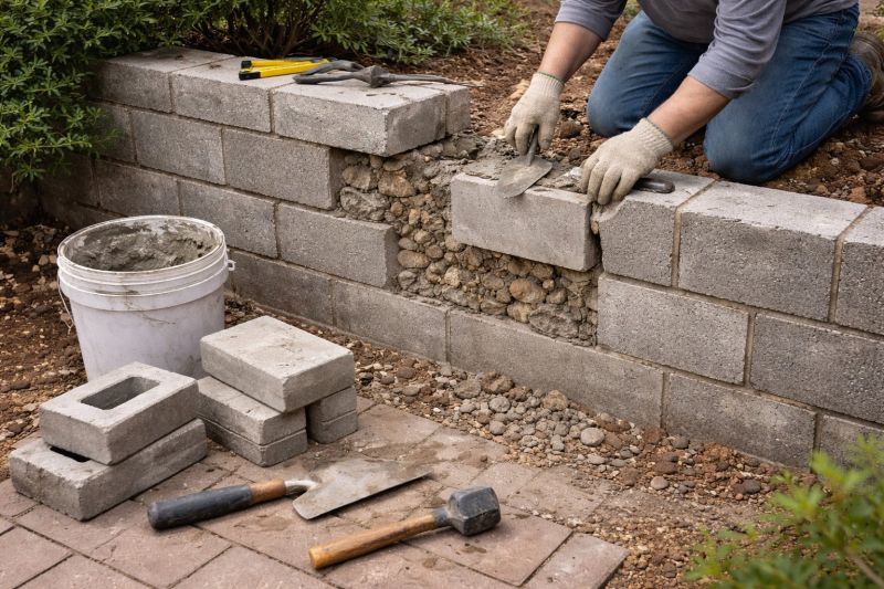 Block Wall Repair in Orangevale, CA