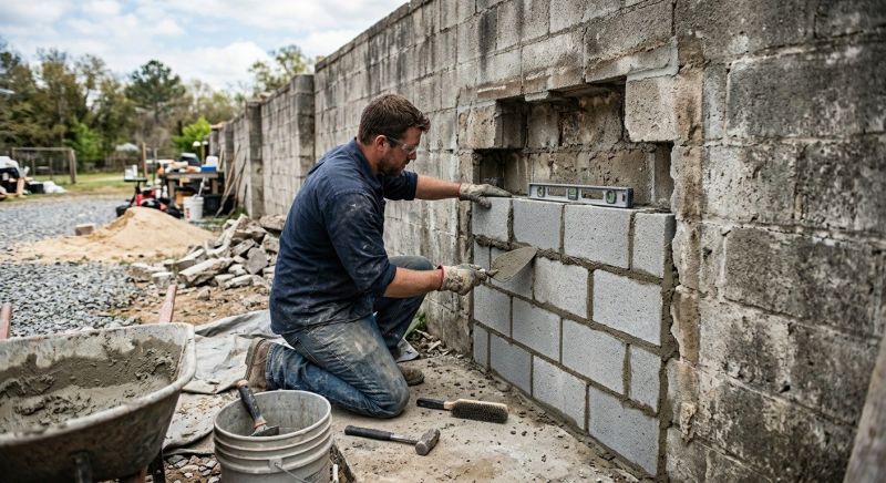 Block Wall Repair in Orangevale, CA