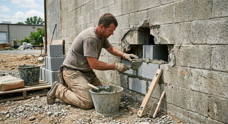 Block Wall Repair in West Sacramento, CA