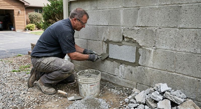 Block Wall Repair in Wilton, CA