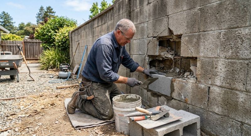 Block Work Repair in Sacramento, CA