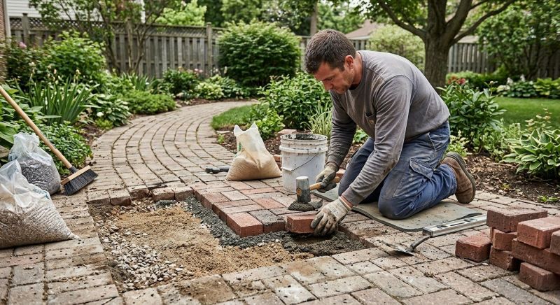Brick Driveway Repair in Sacramento, CA