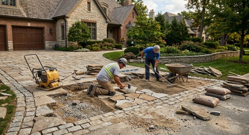 Brick Driveway Repair in Sacramento, CA