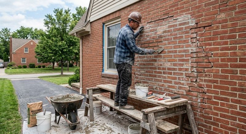 Brick Flatwork Repair in Davis, CA
