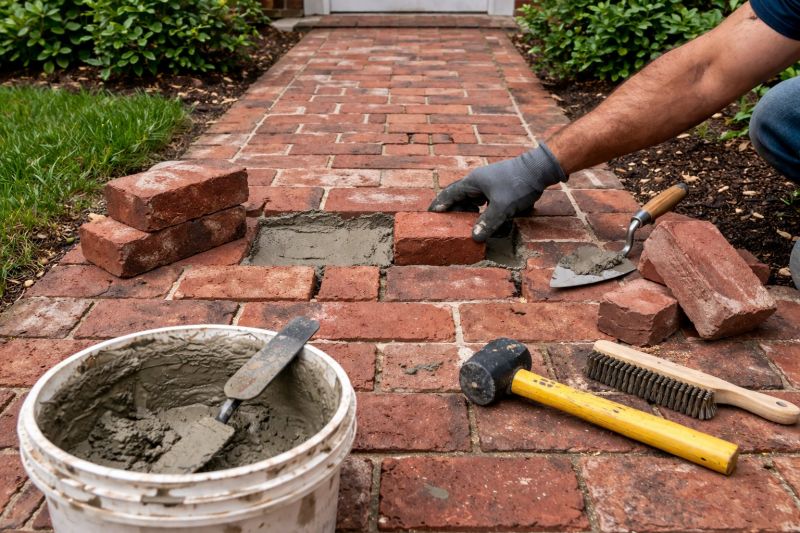Brick Pathway Repair in Sacramento, CA
