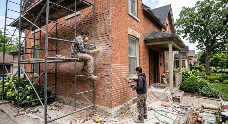 Brick Restoration in Granite Bay, CA