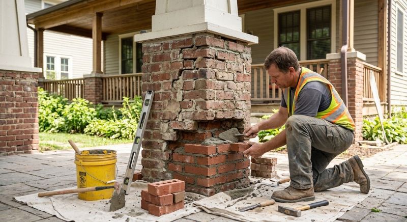 Brick Restoration in Woodland, CA