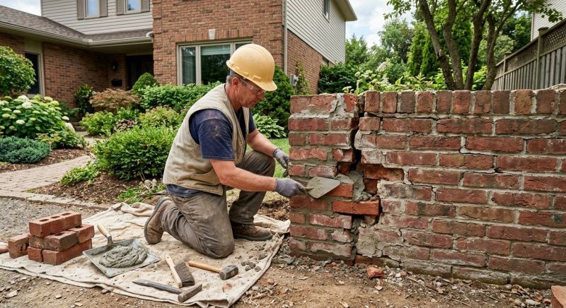 Brick Wall Repair in Sacramento, CA