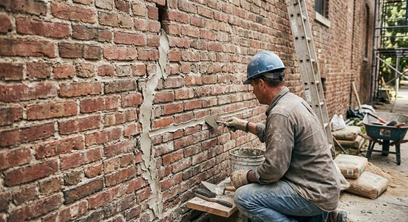 Brick Wall Repair in Sacramento, CA