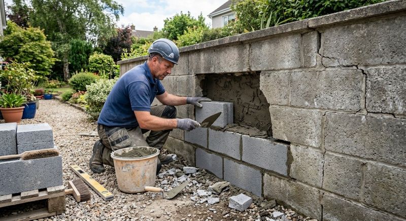 Concrete Block Repair in Davis, CA