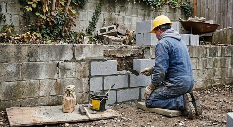 Concrete Block Repair in Elk Grove, CA
