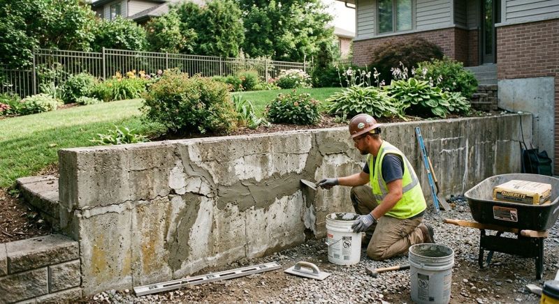 Retaining Wall Repair in Wilton, CA