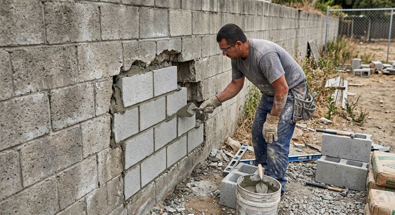 Rock Wall Repair in Sacramento, CA