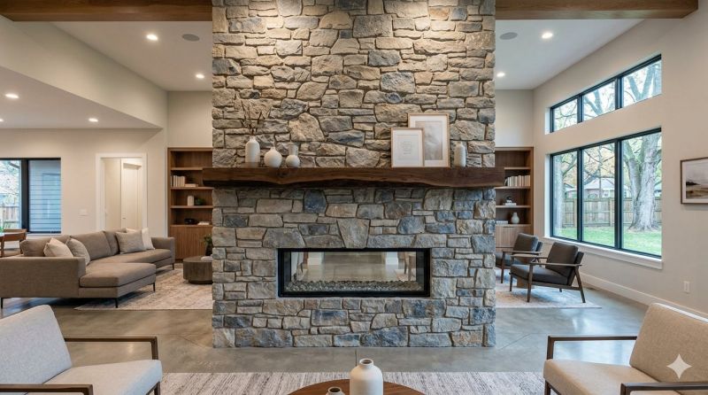 Stone Chimney Installation in Folsom, CA
