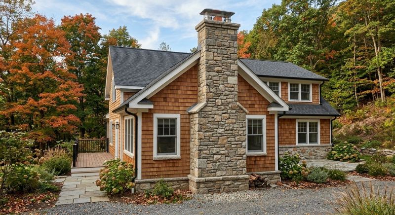 Stone Chimney Installation in West Sacramento, CA
