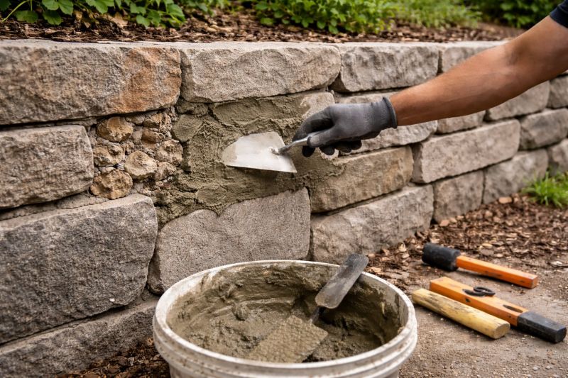 Stone Column Repair in Sacramento, CA