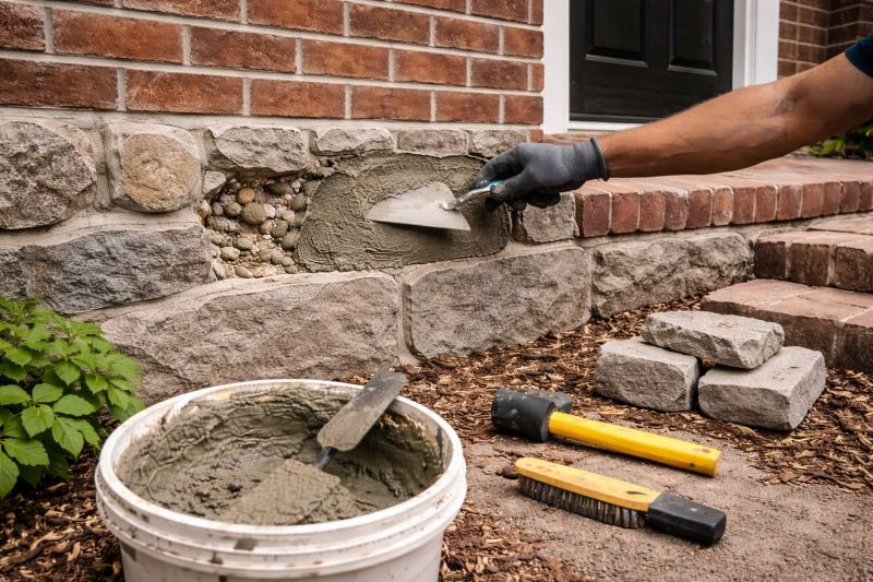 Stone Masonry Repair in Granite Bay, CA