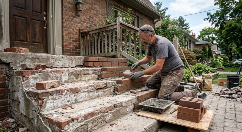 Stonework Repair in North Highlands, CA